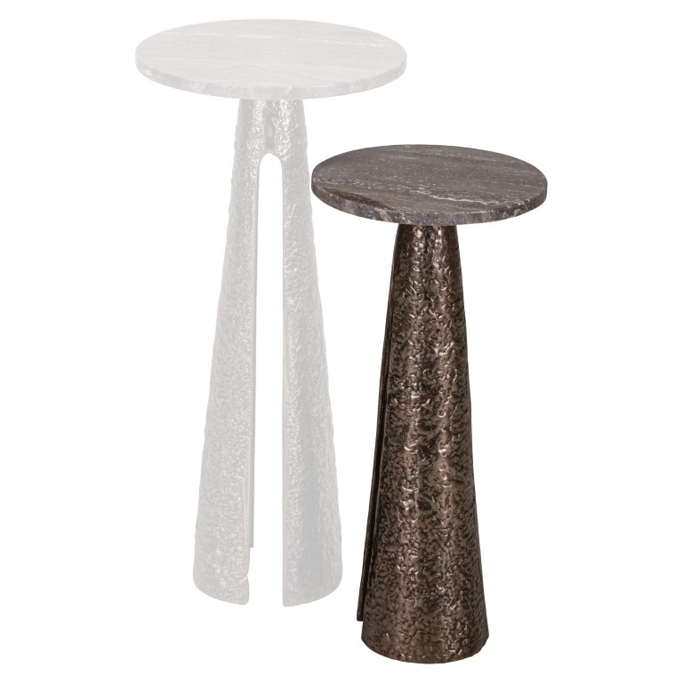 Richmond Bijzettafel Eldora Bronze 25Ø