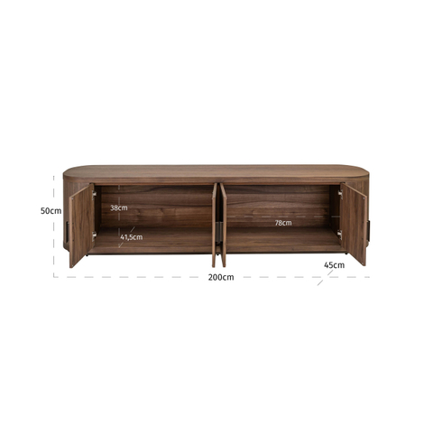 Richmond TV-Meubel Windsor Walnut