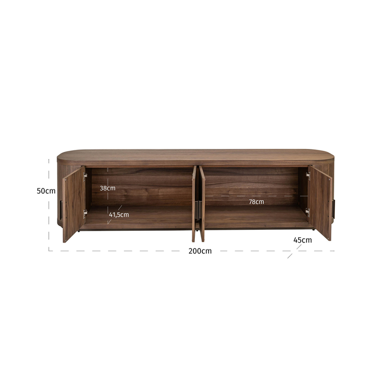 Richmond TV-Meubel Windsor Walnut