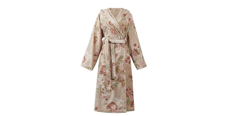 Pip Studio Badjas Secret Garden Khaki L