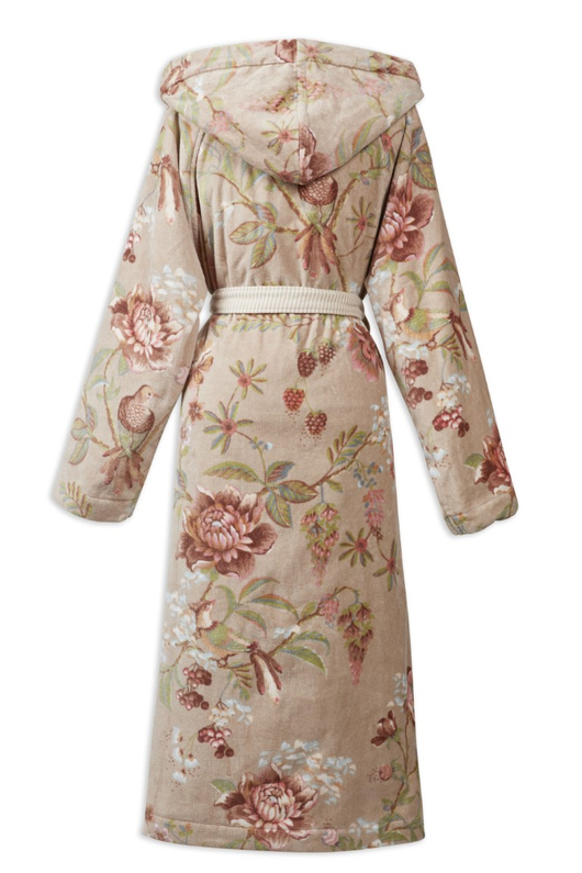 Pip Studio Badjas Secret Garden Khaki L