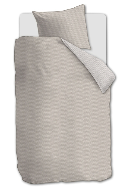 Riviera Maison Dekbedovertrek Emery Taupe 140x200