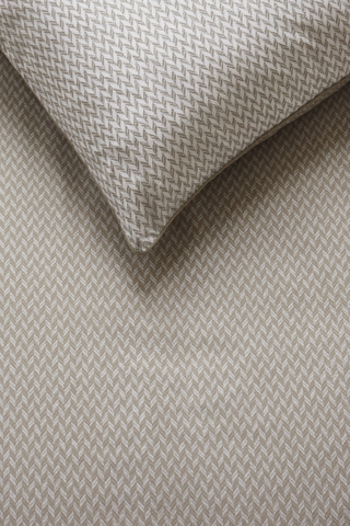 Riviera Maison Dekbedovertrek Emery Taupe 140x200