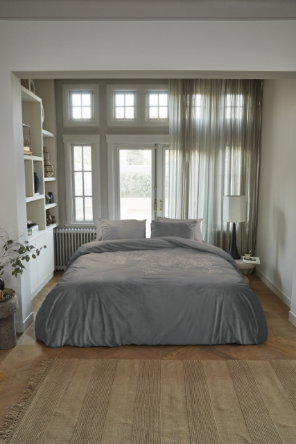 Beddinghouse Dekbedovertrek Arya Grey 200x200