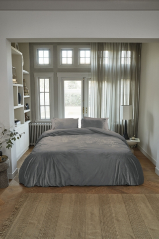 Beddinghouse Dekbedovertrek Arya Grey 240x200