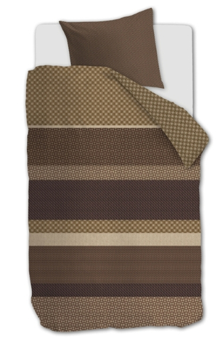Beddinghouse Dekbedovertrek Ferra Brown 140x200