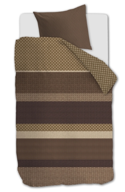 Beddinghouse Dekbedovertrek Ferra Brown 140x200