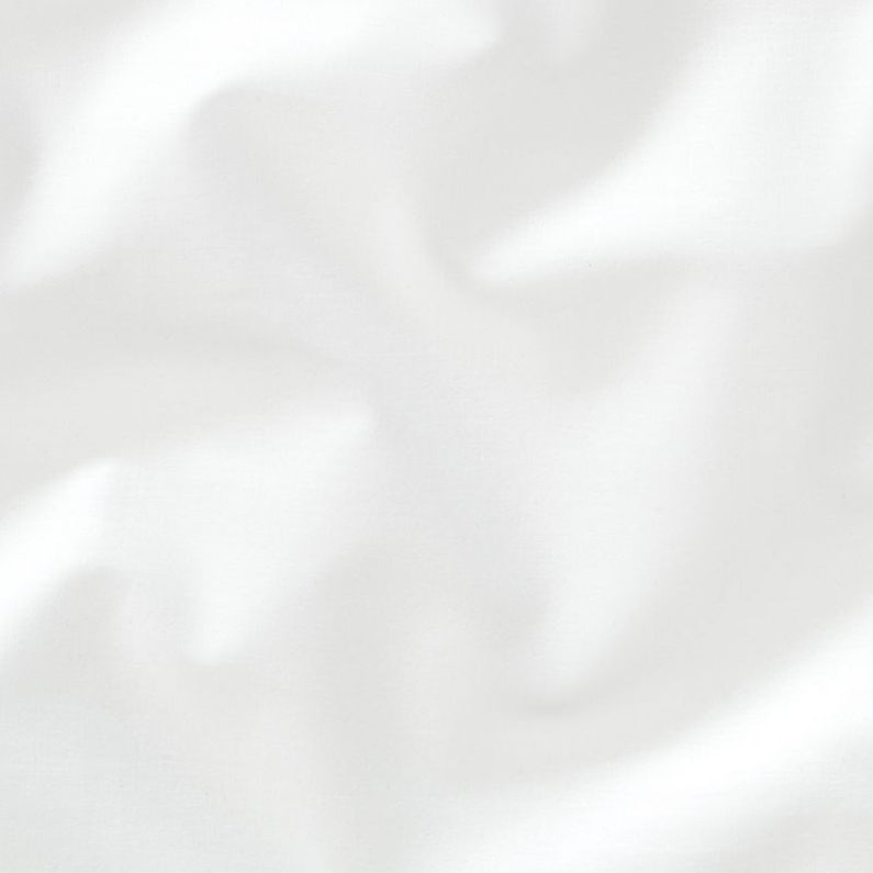 Broektopper hoeslaken percal wit 140x200