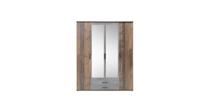 Kledingkast Casper 4-Deurs