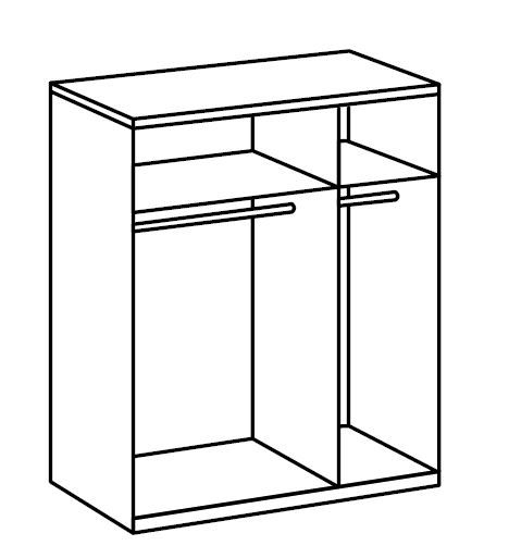 Kledingkast Level 3-drs H216