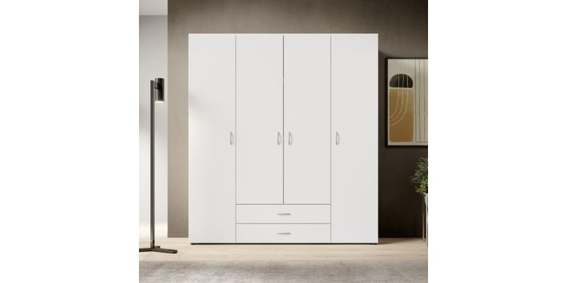 Kledingkast Borre 4-Deurs