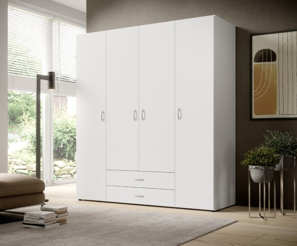 Kledingkast Borre 4-Deurs