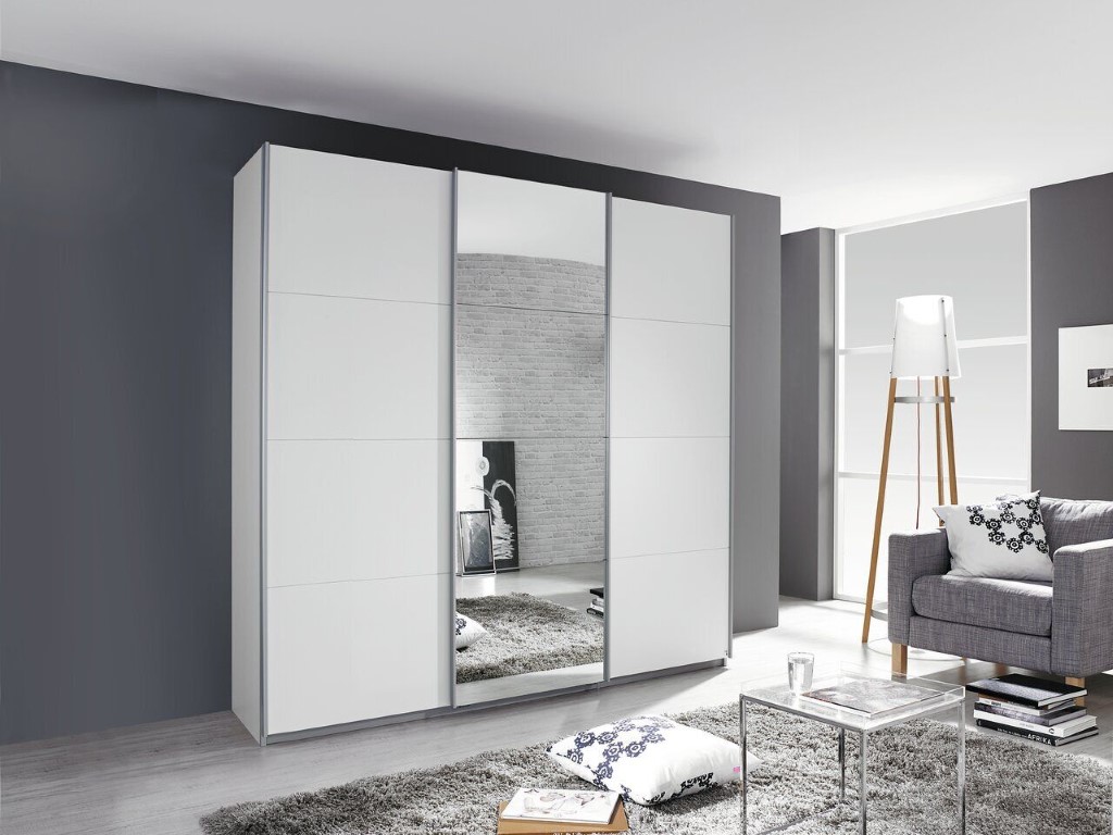 Zweefdeurkast Completare Wit 201x210