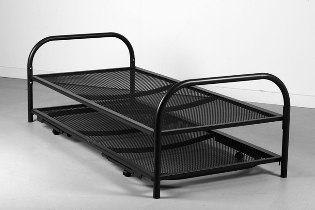 Bed & Onderschuifbed Antraciet Excl. Matrassen