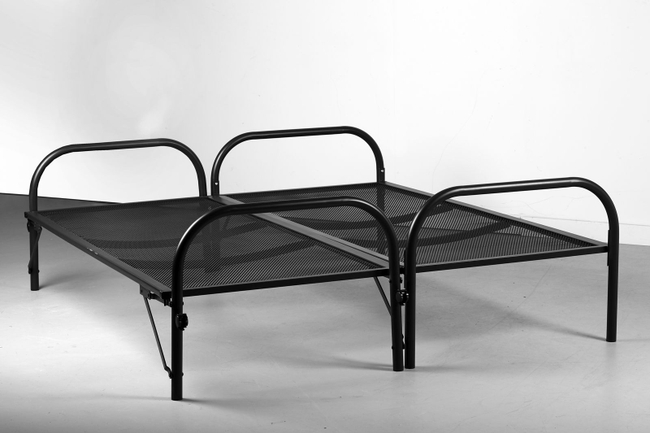 Bed & Onderschuifbed Antraciet Excl. Matrassen