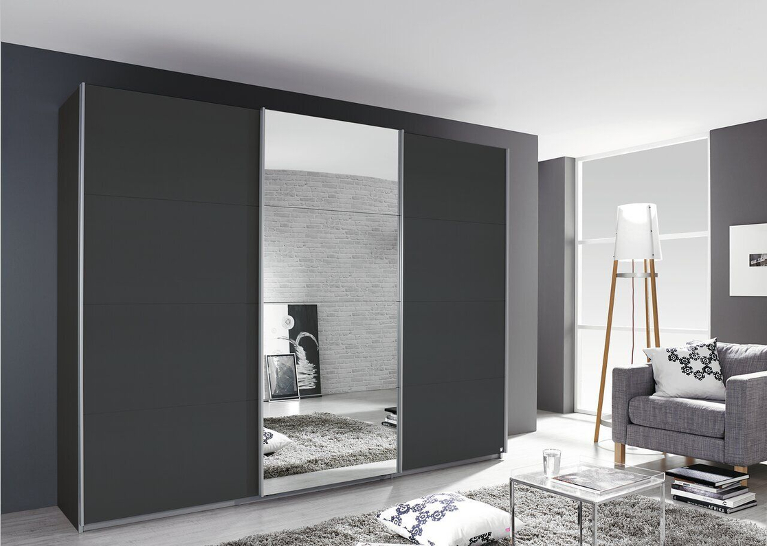 Zweefdeurkast Completare Grijs-Metallic 271x229