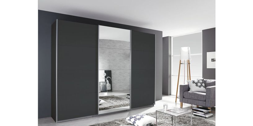 Zweefdeurkast Completare Grijs-Metallic 271x229