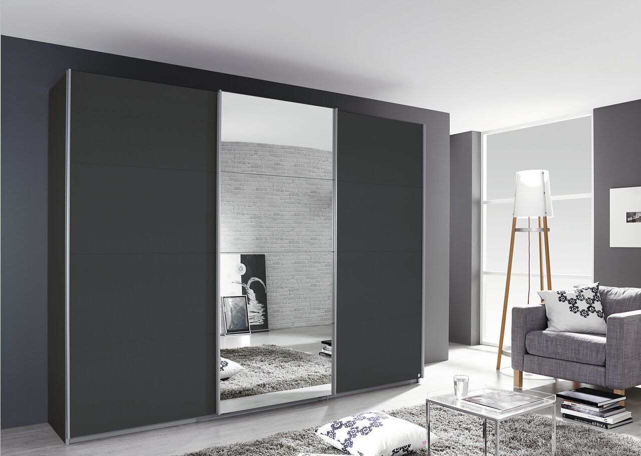 Zweefdeurkast Completare Grijs-Metallic 271x229