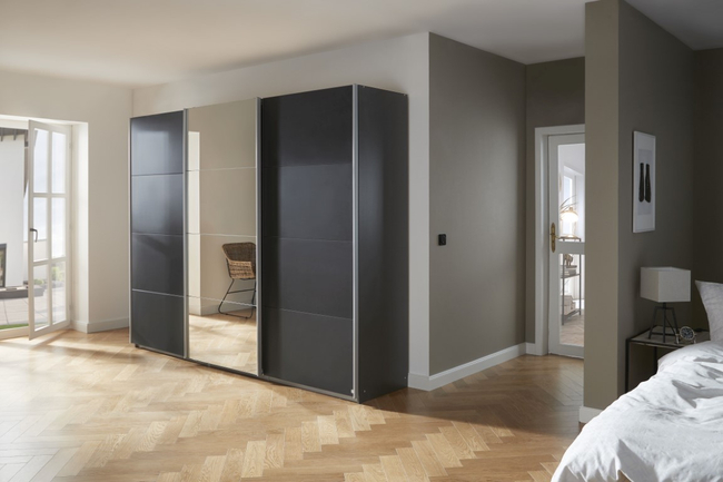 Zweefdeurkast Completare Grijs-Metallic 271x229