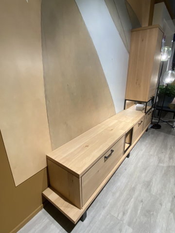 (Showroommodel) Wandmeubel Ridge Naturel