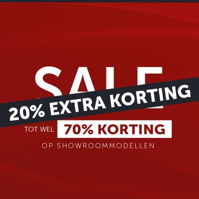 20% extra korting op reeds afgeprijsde showroommodellen tijdens de Final Sale | Woonboulevard Poortvliet XXL