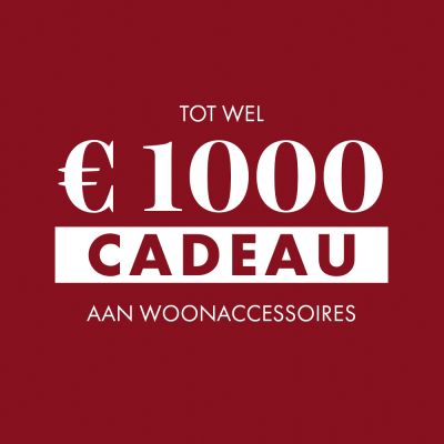 Tot wel 1000 aan woonaccessoires cadeau | Bouman & Potter