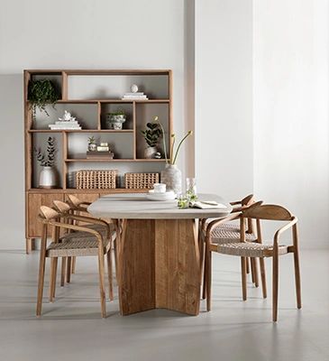 Eetkamer stijl bohemian | Woonboulevard Poortvliet XXL