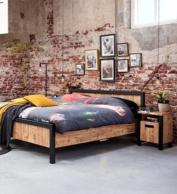 Slaapkamer stijl industrieel | Woonboulevard Poortvliet XXL