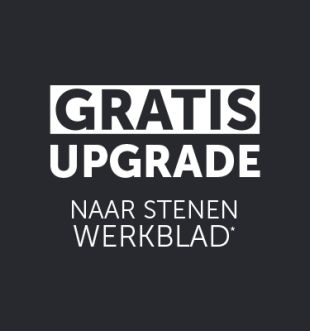Gratis upgrade naar stenen werkblad | Keukenboulevard Poortvliet