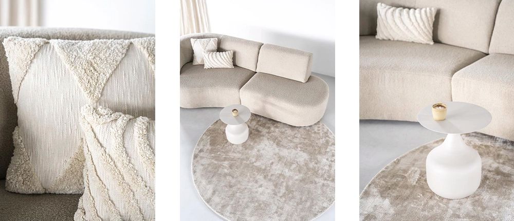 kussens met bank en vloerkleed | Woonboulevard Poortvliet XXL