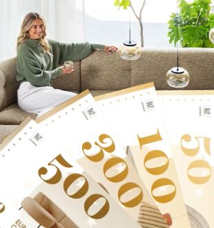 Tot wel € 1000 aan meubelcheques cadeau | Bouman & Potter
