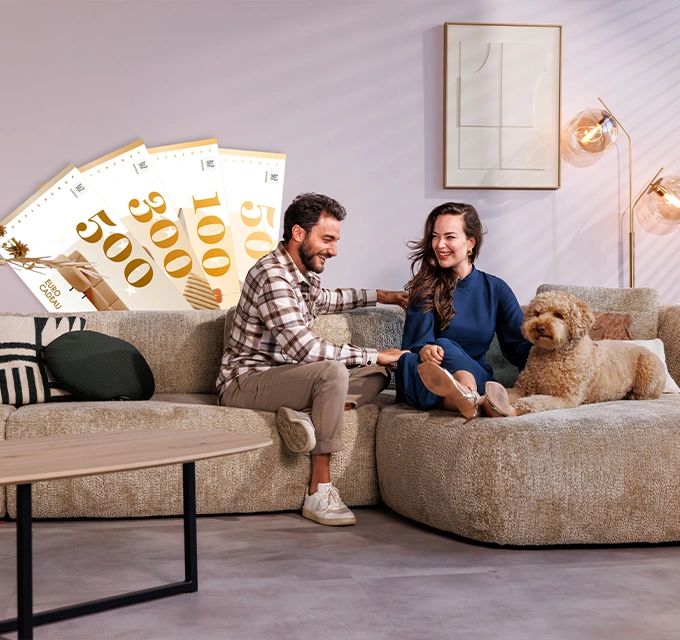 Tot wel € 1000 aan meubelcheques cadeau | Bouman & Potter