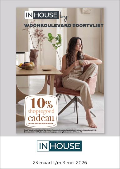 Bekijk de folder van InHouse | Woonboulevard Poortvliet XXL