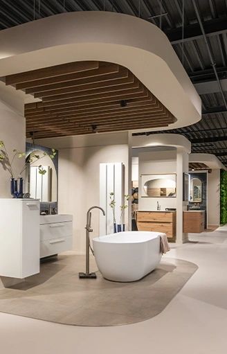 Bekijk +40 badkameropstellingen in onze showroom | Woonboulevard Poortvliet XXL