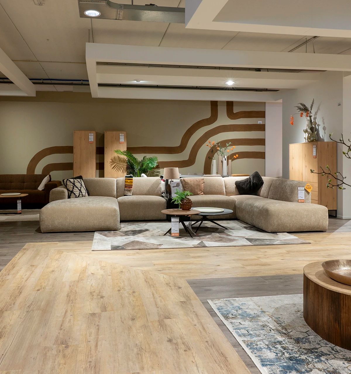 Ontdek modulaire banken in onze showroom, kom langs bij Woonboulevard Poortvliet XXL