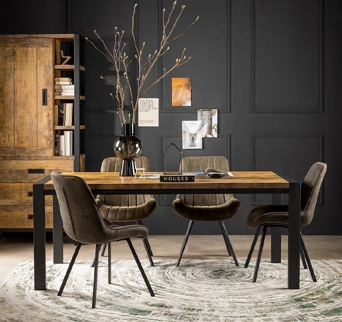 eetkamerset met kast erbij | Bouman & Potter