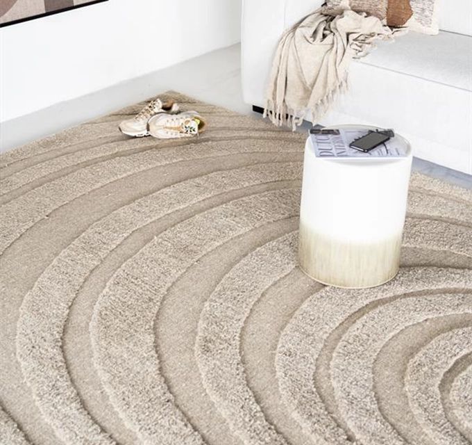 geribbelde vloerkleed | Woonboulevard Poortvliet XXL