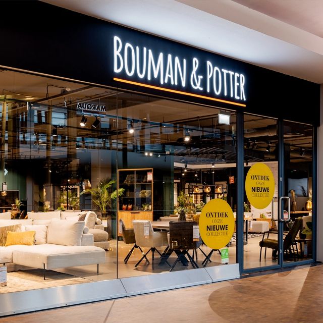 Bezoek onze showroom in Woonmall Alexandrium Rotterdam | Bouman & Potter