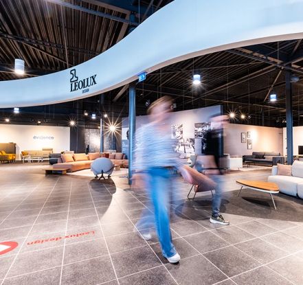 Leolux Select Store met hoogwaardige designmeubelen bij Woonboulevard Poortvliet XXL